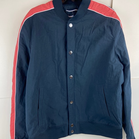 Michael Kors Crinkle Bomber Jacket Sz: XL - Picture 5 of 6